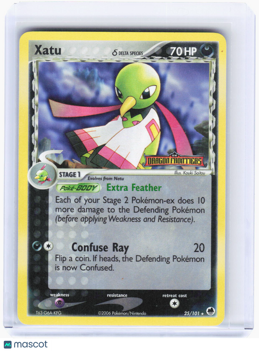 2006 Pokemon—Xatu (Delta Species) #25/101 Dragon Frontiers—Rare RH (LP)