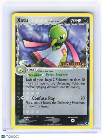 2006 Pokemon—Xatu (Delta Species) #25/101 Dragon Frontiers—Rare RH (LP)