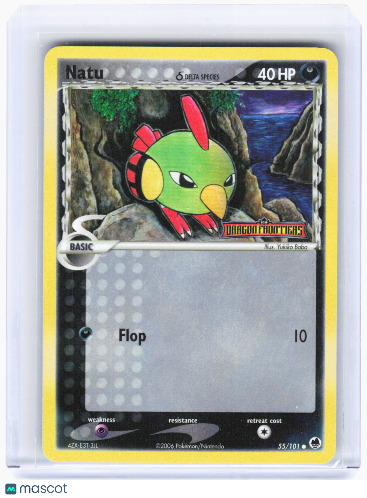2006 Pokemon—Natu (Delta Species) #55/101 Dragon Frontiers—Common RH (LP)