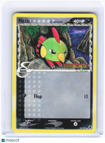 2006 Pokemon—Natu (Delta Species) #55/101 Dragon Frontiers—Common RH (LP)