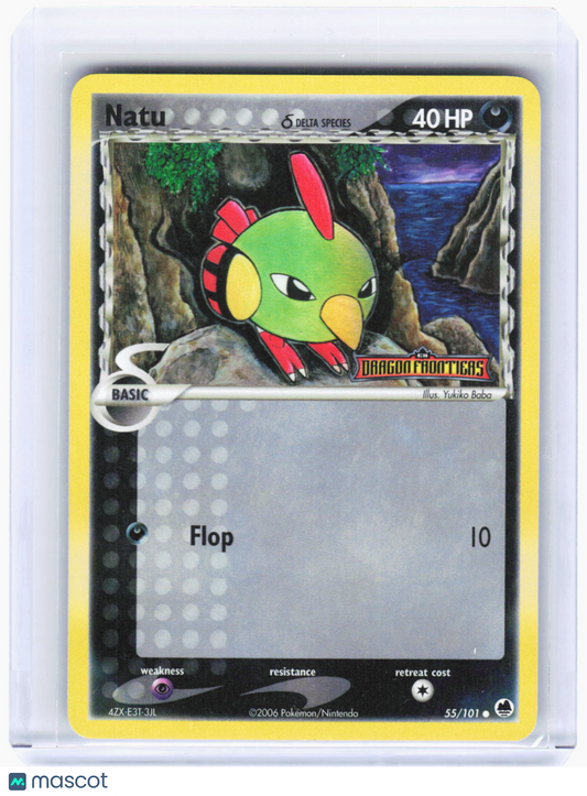 2006 Pokemon—Natu (Delta Species) #55/101 Dragon Frontiers—Common RH (LP)