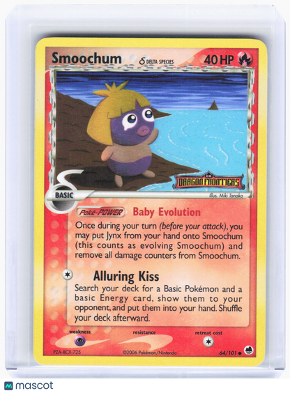 2006 Pokemon—Smoochum (Delta Species) #64/101 Dragon Frontiers—Common RH (LP)