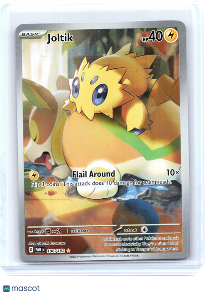 2023 Pokemon—Joltik #196/182 Paradox Rift—Illustration Rare Holo