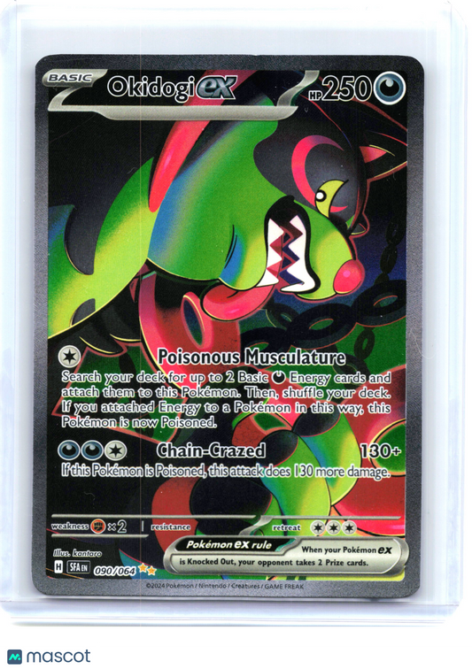 2024 Pokemon—Okidogi ex #90/64 Shrouded Fable—Special Illustration Rare Holo