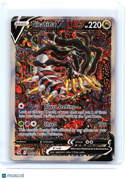 2022 Pokemon—Giratina V #186/196 Lost Origin—Ultra Rare Holo [Moderately Played]