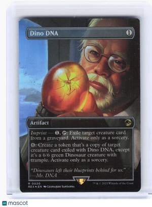 2023 Magic: The Gathering—Dino DNA (Borderless) #20 (REX)—Rare Foil