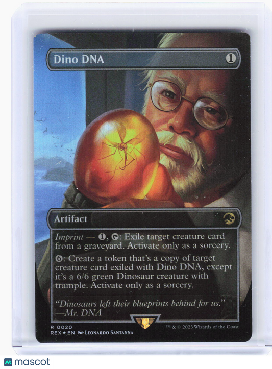 2023 Magic: The Gathering—Dino DNA (Borderless) #20 (REX)—Rare Foil