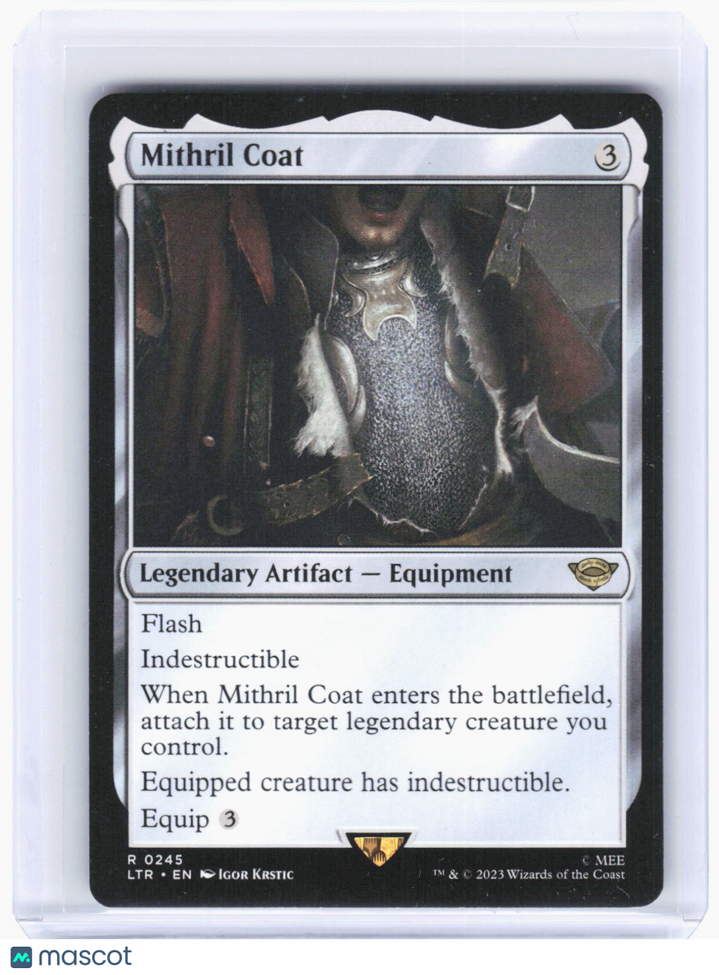 2023 Magic: The Gathering—Mithril Coat #245 (LTR)—Rare Non-Foil