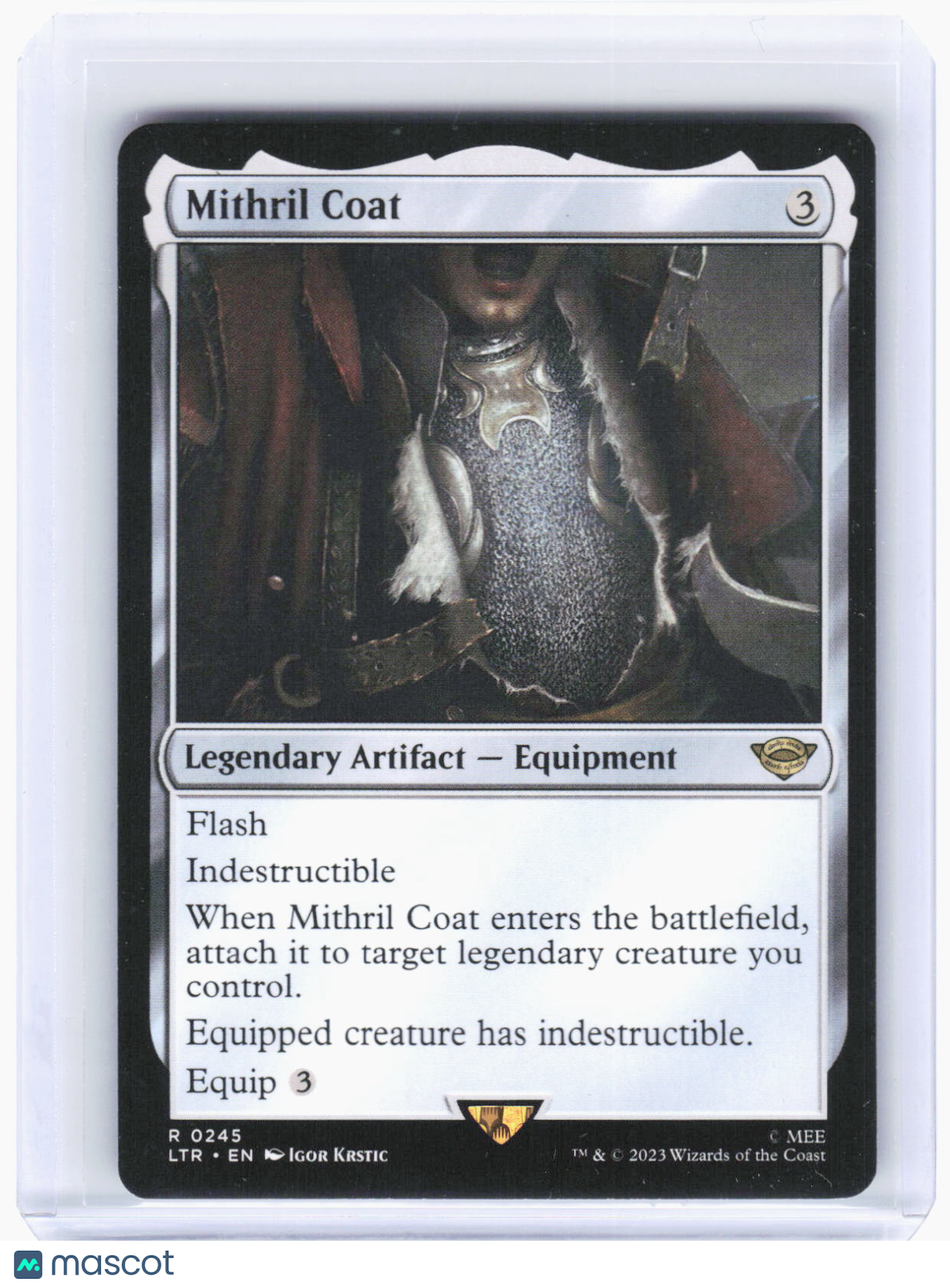2023 Magic: The Gathering—Mithril Coat #245 (LTR)—Rare Non-Foil