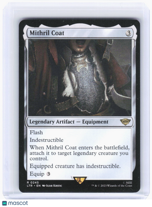2023 Magic: The Gathering—Mithril Coat #245 (LTR)—Rare Non-Foil