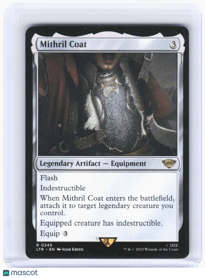 2023 Magic: The Gathering—Mithril Coat #245 (LTR)—Rare Non-Foil