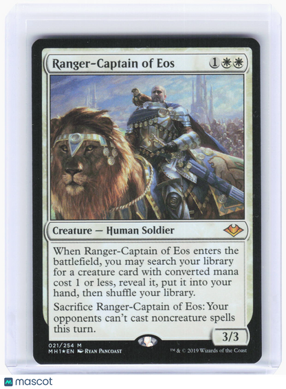 2019 Magic: The Gathering—Ranger-Captain of Eos #21 Modern Horizons—Mythic Foil