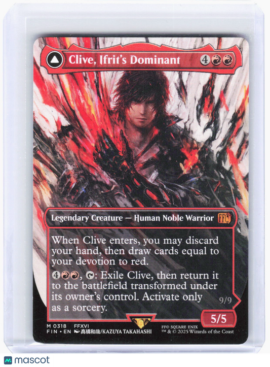 2025 Magic: The Gathering—Clive, Ifrit's Dominant  #318 (FIN)—Mythic Non-Foil