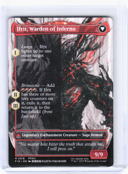 2025 Magic: The Gathering—Clive, Ifrit's Dominant  #318 (FIN)—Mythic Non-Foil