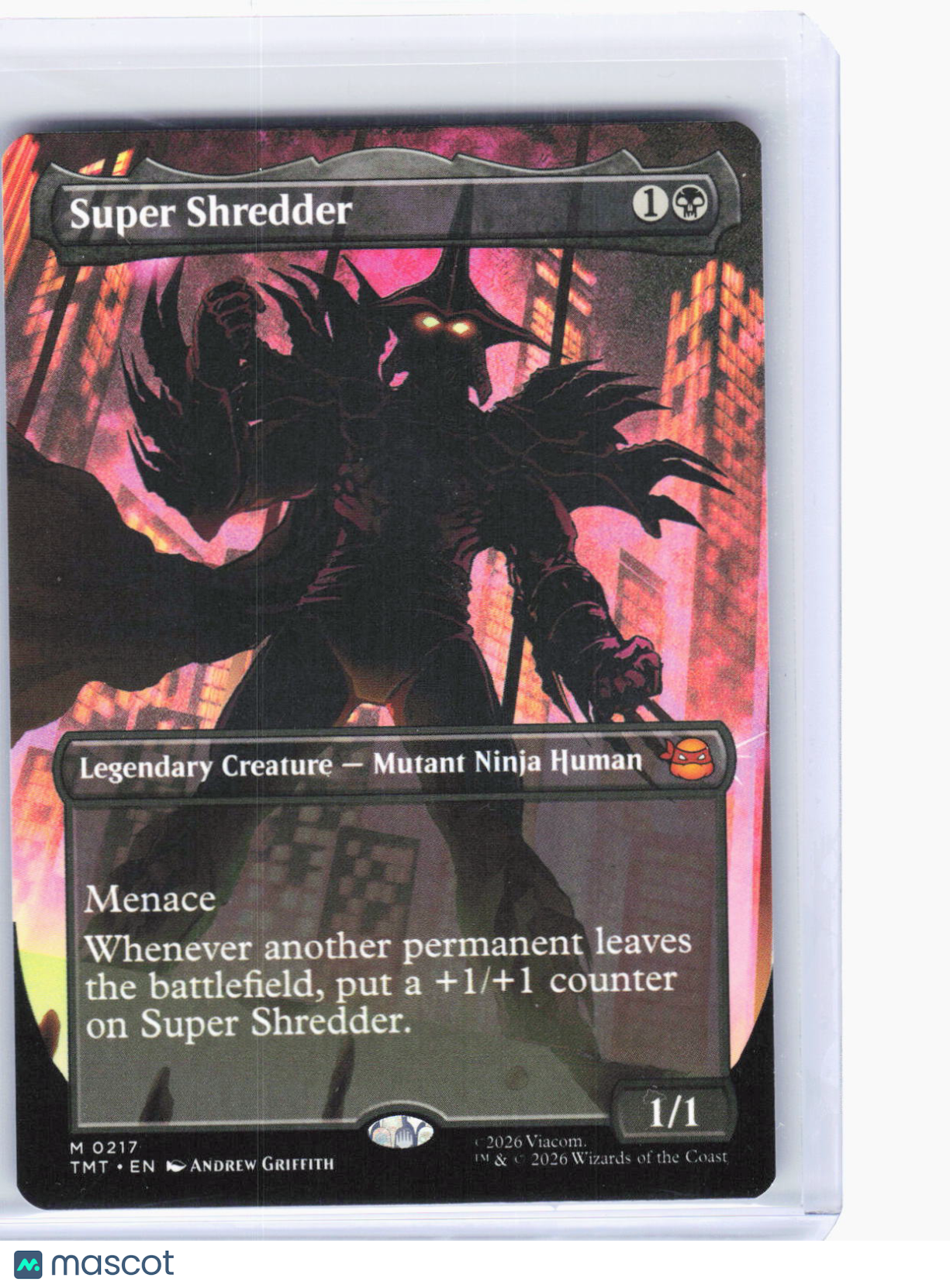 2024 Magic: The Gathering—Super Shredder (Borderless) #217 (TMT)—Mythic Non-Foil