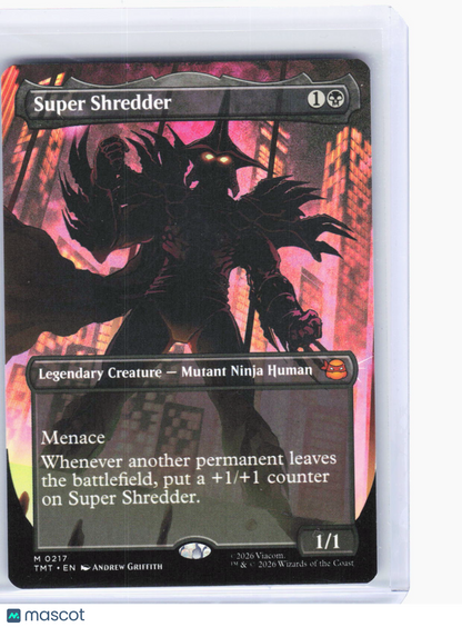 2024 Magic: The Gathering—Super Shredder (Borderless) #217 (TMT)—Mythic Non-Foil