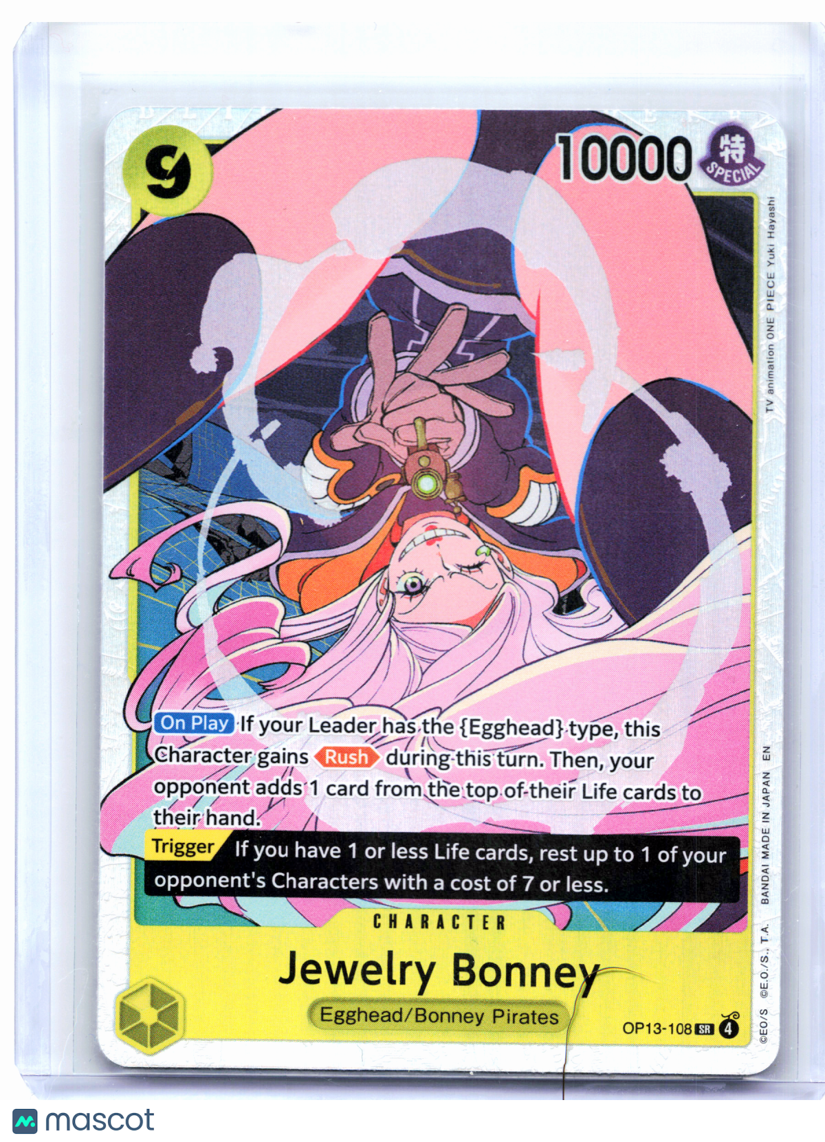 2025 One Piece—Jewelry Bonney #OP13-108 Carrying On His Will—Super Rare Foil