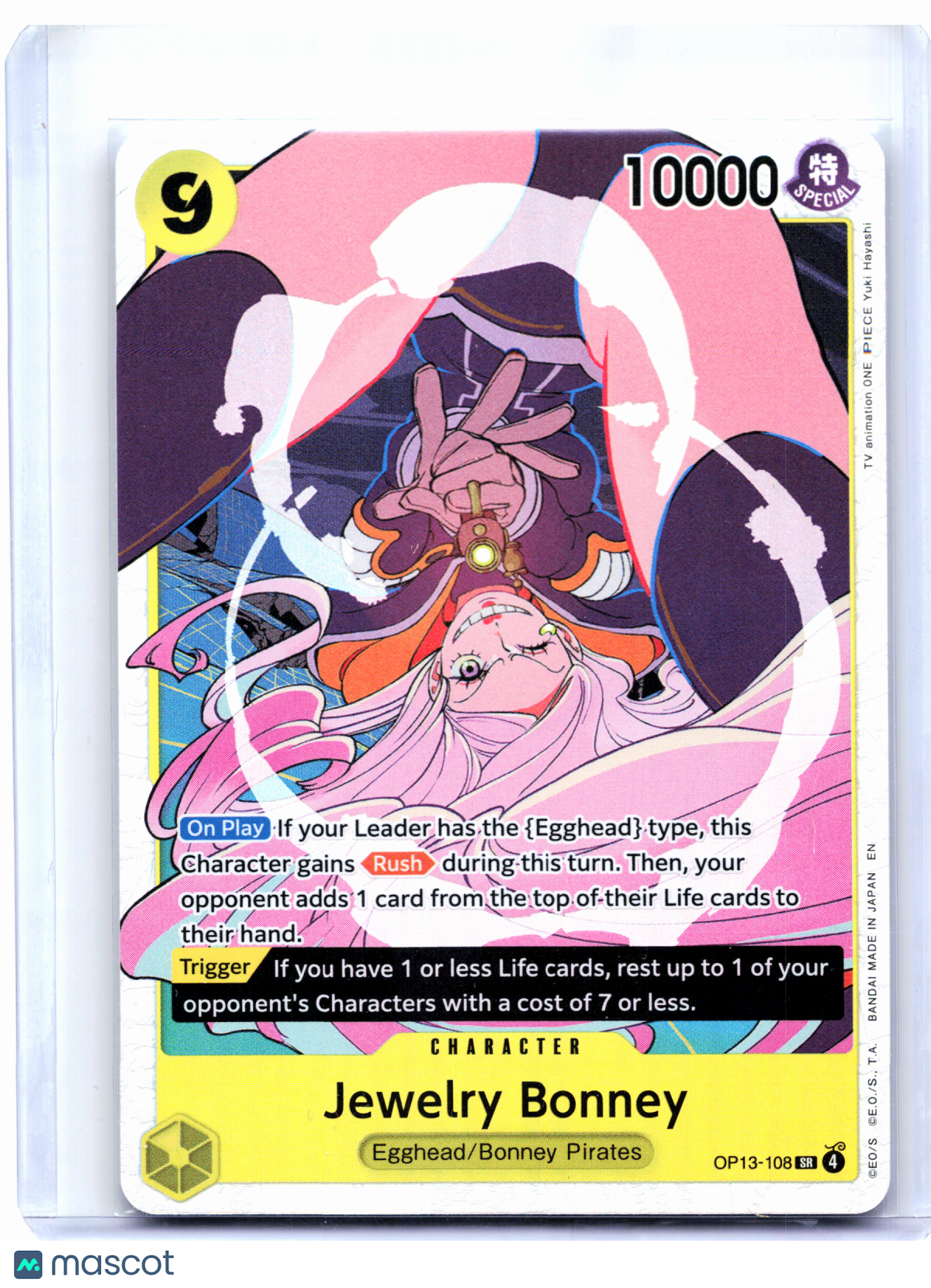 2025 One Piece—Jewelry Bonney #OP13-108 Carrying On His Will—Super Rare Foil