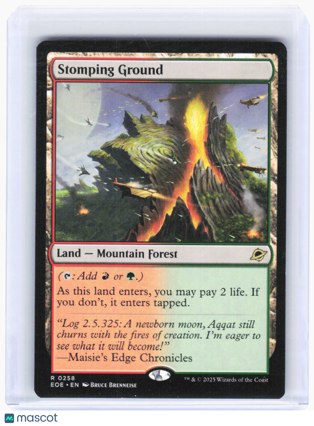2025 Magic: The Gathering—Stomping Ground #258 Edge of Eternities—Rare Non-Foil