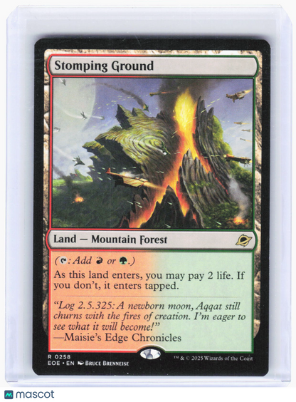 2025 Magic: The Gathering—Stomping Ground #258 Edge of Eternities—Rare Non-Foil