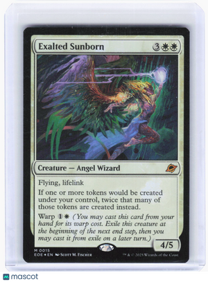 2025 Magic: The Gathering—Exalted Sunborn #15 Edge of Eternities—Mythic Foil