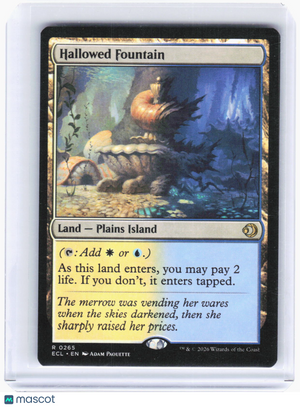 2020 Magic: The Gathering—Hallowed Fountain #265 Lorwyn Eclipsed—Rare Non-Foil
