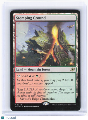 2025 Magic: The Gathering—Stomping Ground #258 Edge of Eternities—Rare Non-Foil