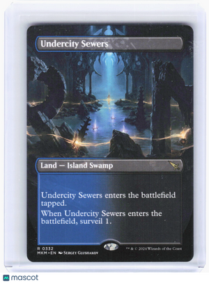 2024 Magic: The Gathering—Undercity Sewers (Borderless) #332 (MKM)—Rare Non-Foil