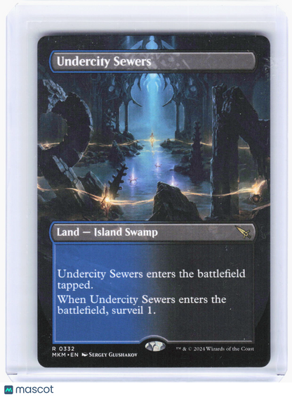 2024 Magic: The Gathering—Undercity Sewers (Borderless) #332 (MKM)—Rare Non-Foil