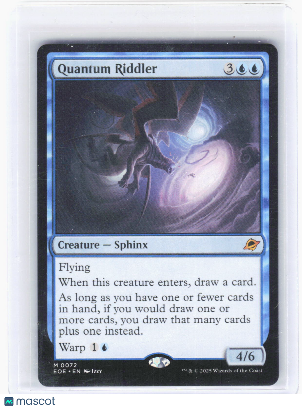 2025 Magic: The Gathering—Quantum Riddler #72 Edge of Eternities—Mythic Non-Foil
