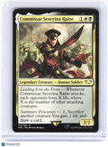 2022 Magic: The Gathering—Commissar Severina Raine #112 (40K)—Rare Non-Foil