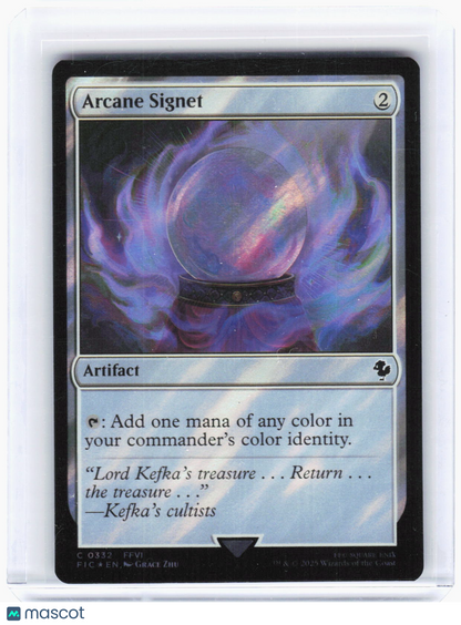2023 Magic: The Gathering—Arcane Signet (Surge Foil) #332 (FIC)—Common Foil