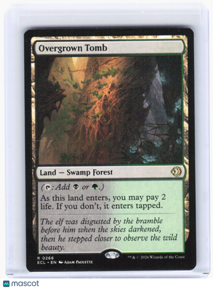 2026 Magic: The Gathering—Overgrown Tomb #266 Lorwyn Eclipsed—Rare Non-Foil