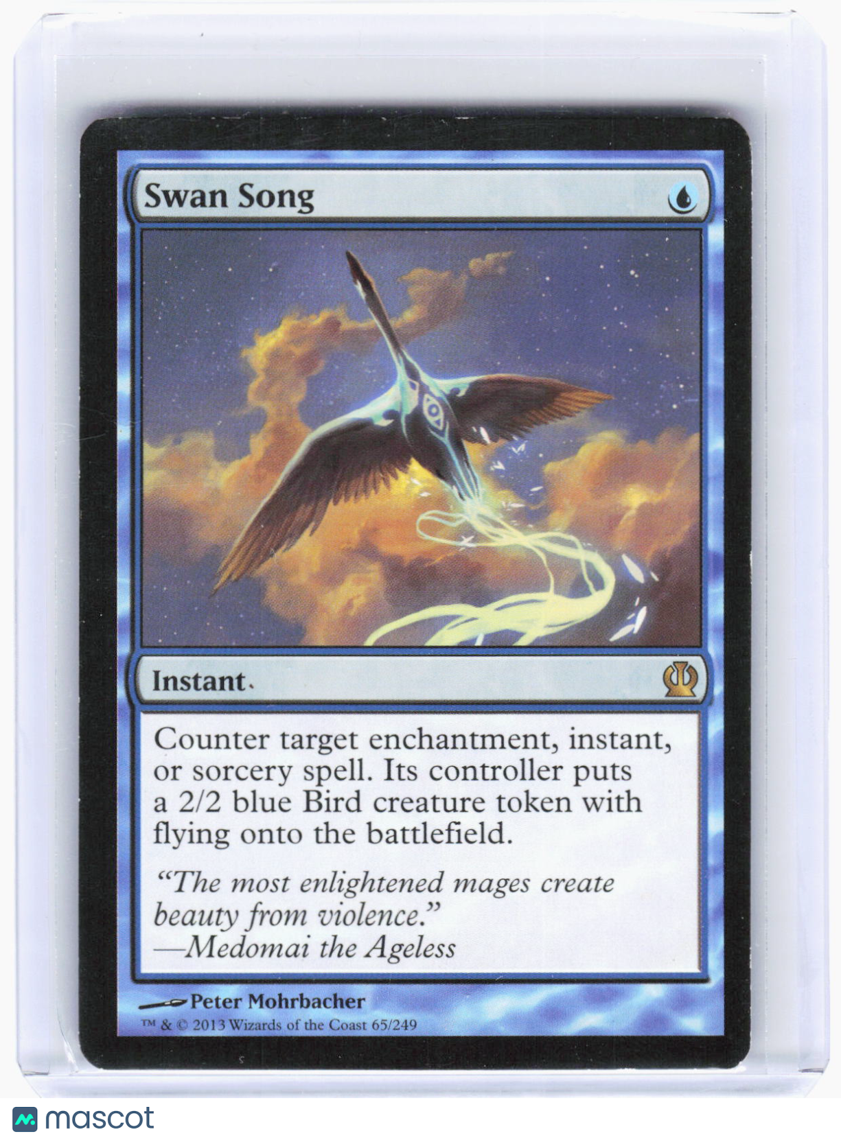 2013 Magic: The Gathering—Swan Song #65 Theros—Rare Non-Foil