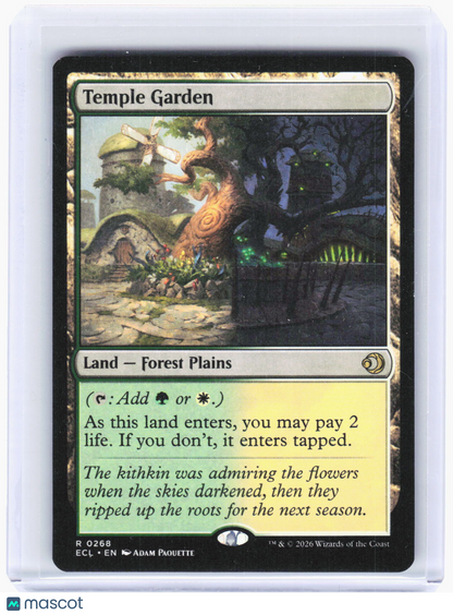 2024 Magic: The Gathering—Temple Garden #268 Lorwyn Eclipsed—Rare Non-Foil