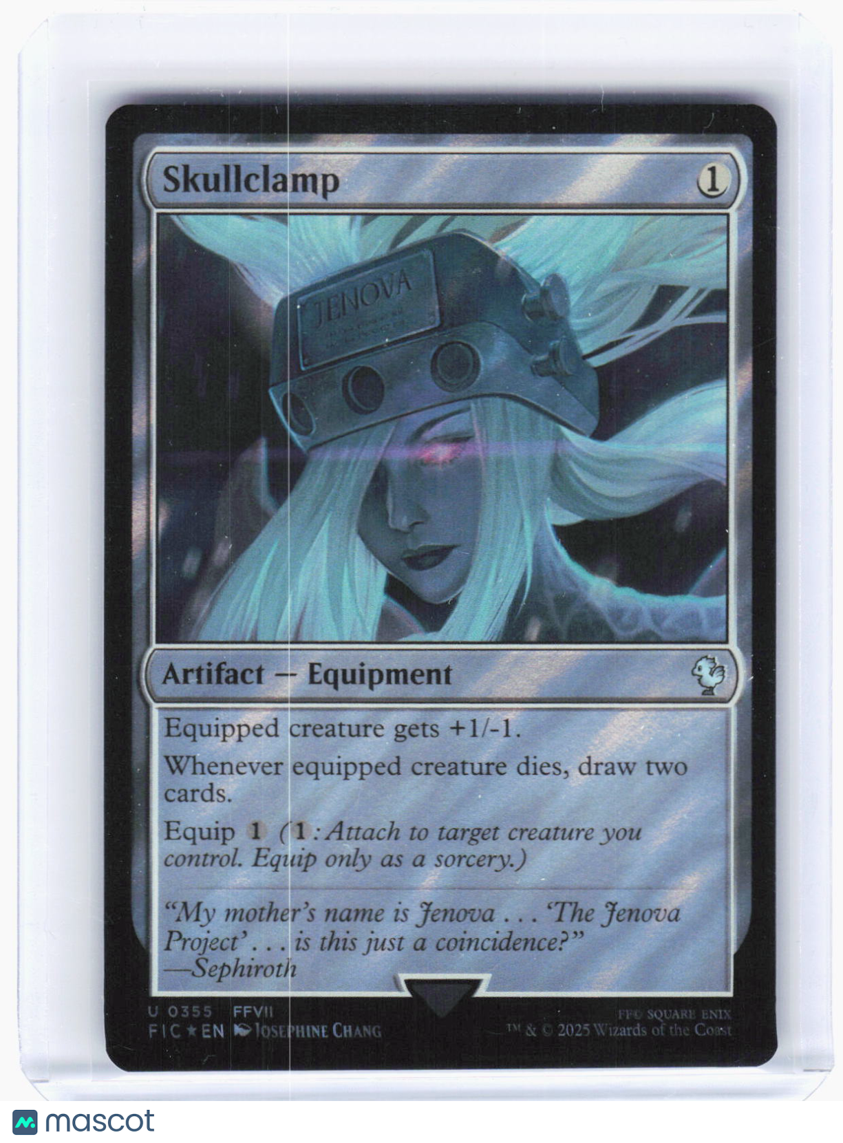 2025 Magic: The Gathering—Skullclamp (Surge Foil) #355 (FIC)—Uncommon Foil