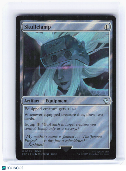 2025 Magic: The Gathering—Skullclamp (Surge Foil) #355 (FIC)—Uncommon Foil