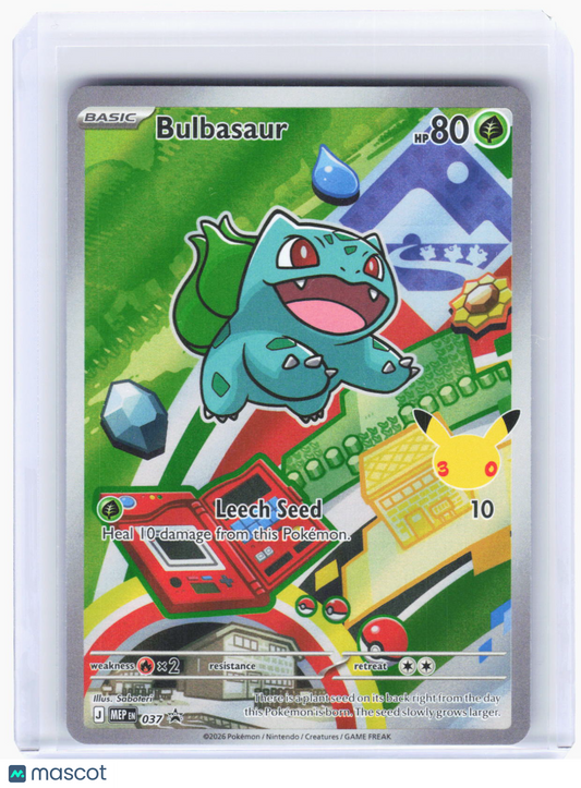2026 Pokemon—Bulbasaur #037 Mega Evolution Promo Cards—Black Star Promo Foil