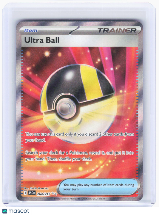 2026 Pokemon—Ultra Ball #264/217 Ascended Heroes—Ultra Ball Foil