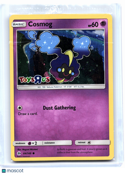 2017 Pokemon—Cosmog #64—Promo Holo [Sealed] [Toys R Us]