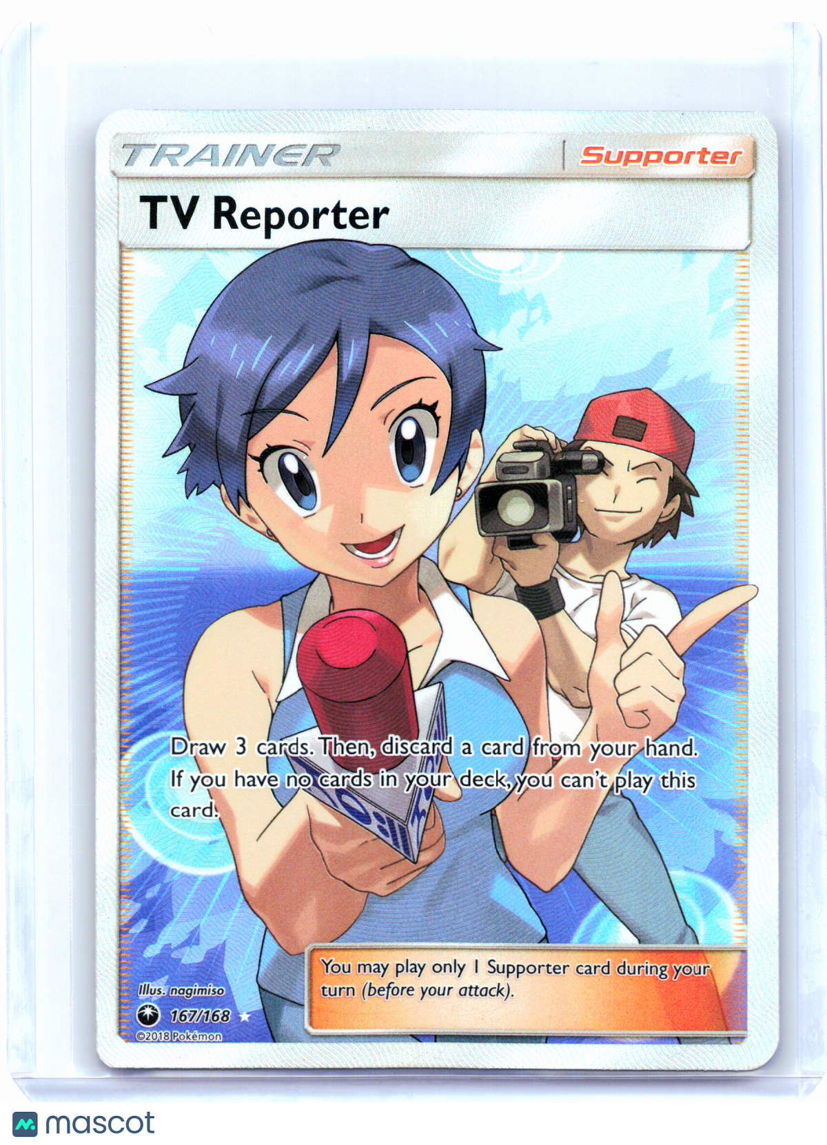 2018 Pokemon—TV Reporter #167 Celestial Storm—Ultra Rare Holo [Lightly Played]