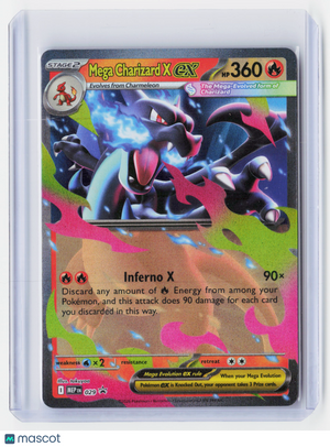 2025 Pokemon—Mega Charizard X ex #029 Mega Evolution Promo—Black Star Promo Holo