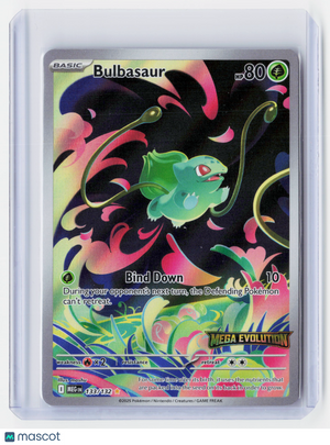 2025 Pokemon—Bulbasaur (Mega Evolution Stamped) #133 (MCAP)—Illustration Rare
