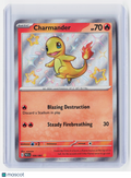 2024 Pokemon—Charmander #109/091 Paldean Fates—Shiny Rare Holo