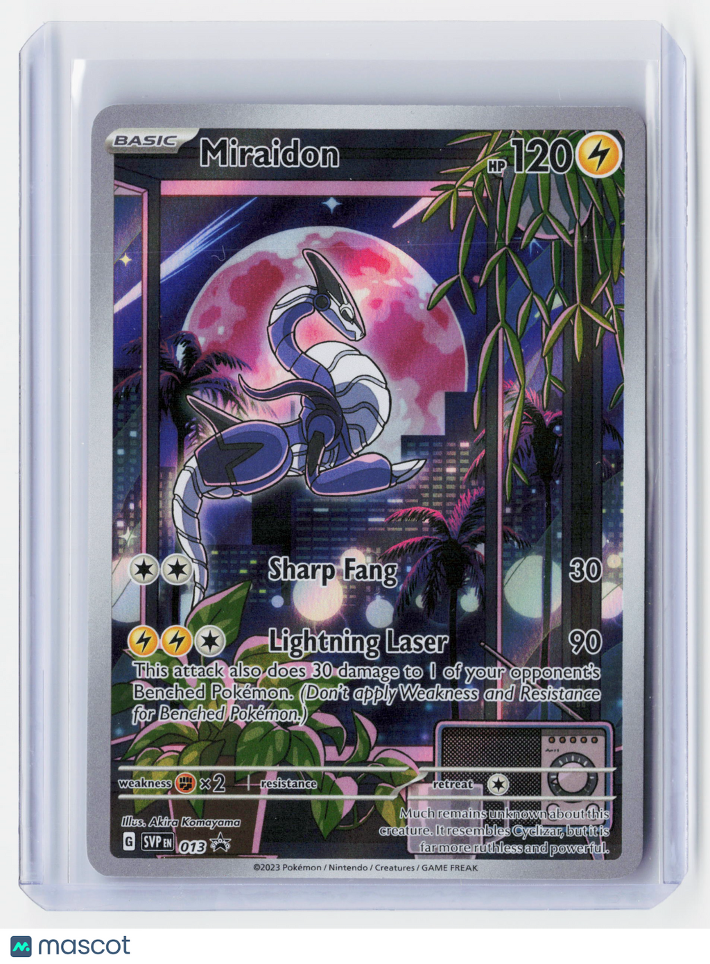2023 Pokemon—Miraidon #013 Scarlet & Violet Promos—Black Star Promo Holo