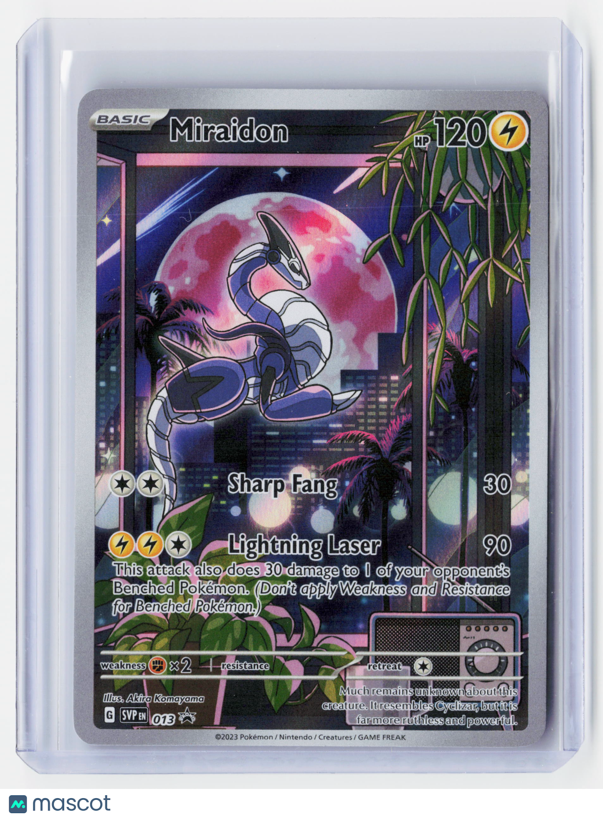 2023 Pokemon—Miraidon #013 Scarlet & Violet Promos—Black Star Promo Holo
