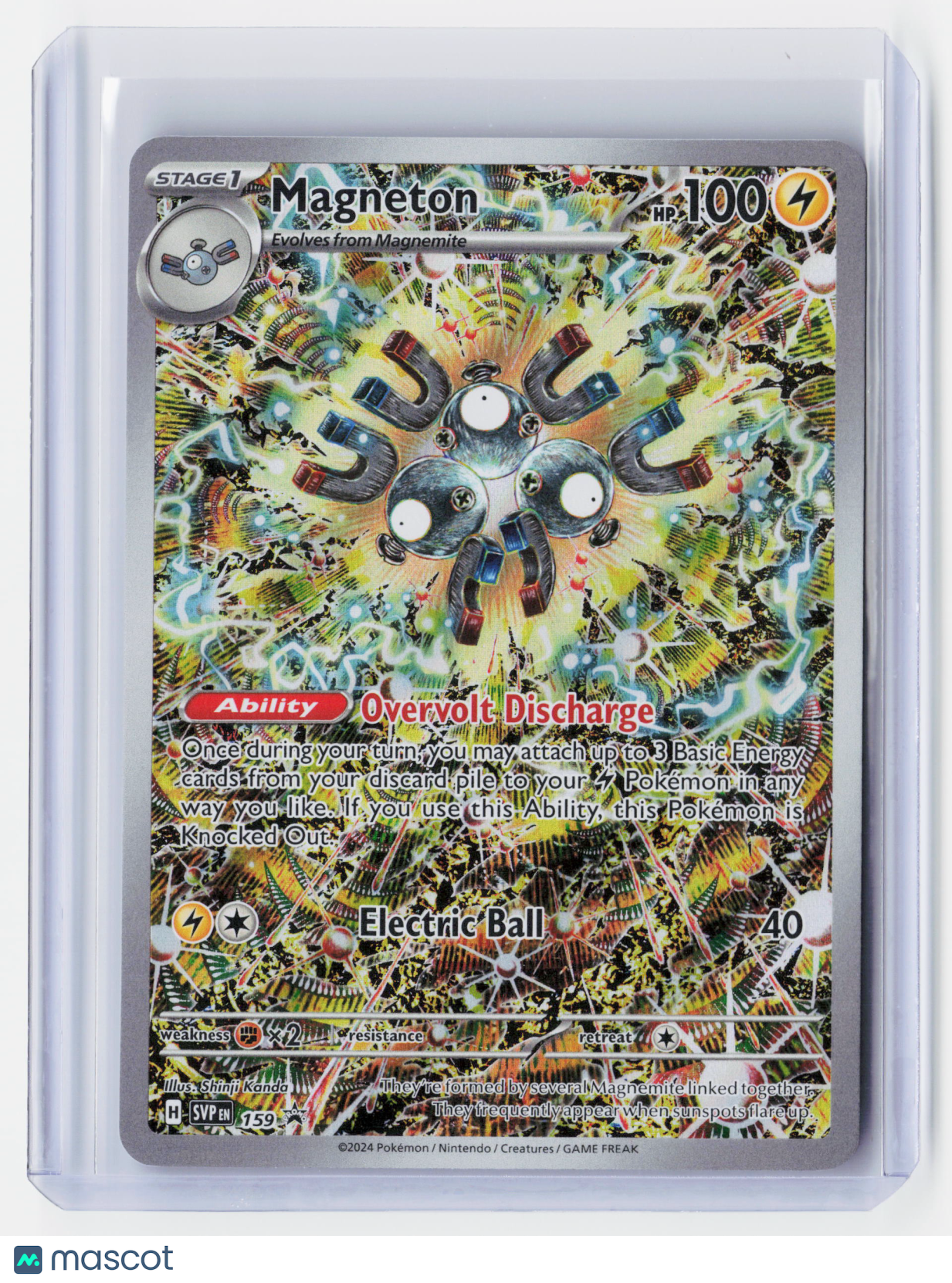 2024 Pokemon—Magneton #159 —Black Star Promo Holo