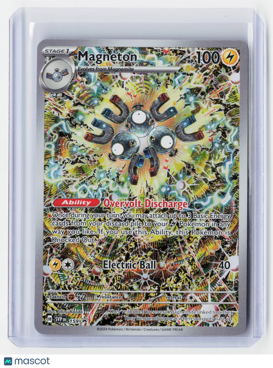 2024 Pokemon—Magneton #159 —Black Star Promo Holo