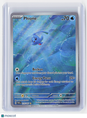 2024 Pokemon—Phione #175/167 Twilight Masquerade—Illustration Rare Holo