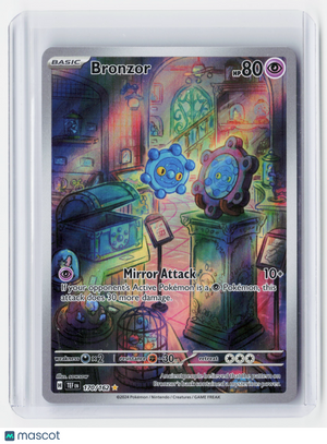 2024 Pokemon—Bronzor #170/162 Temporal Forces—Illustration Rare Foil